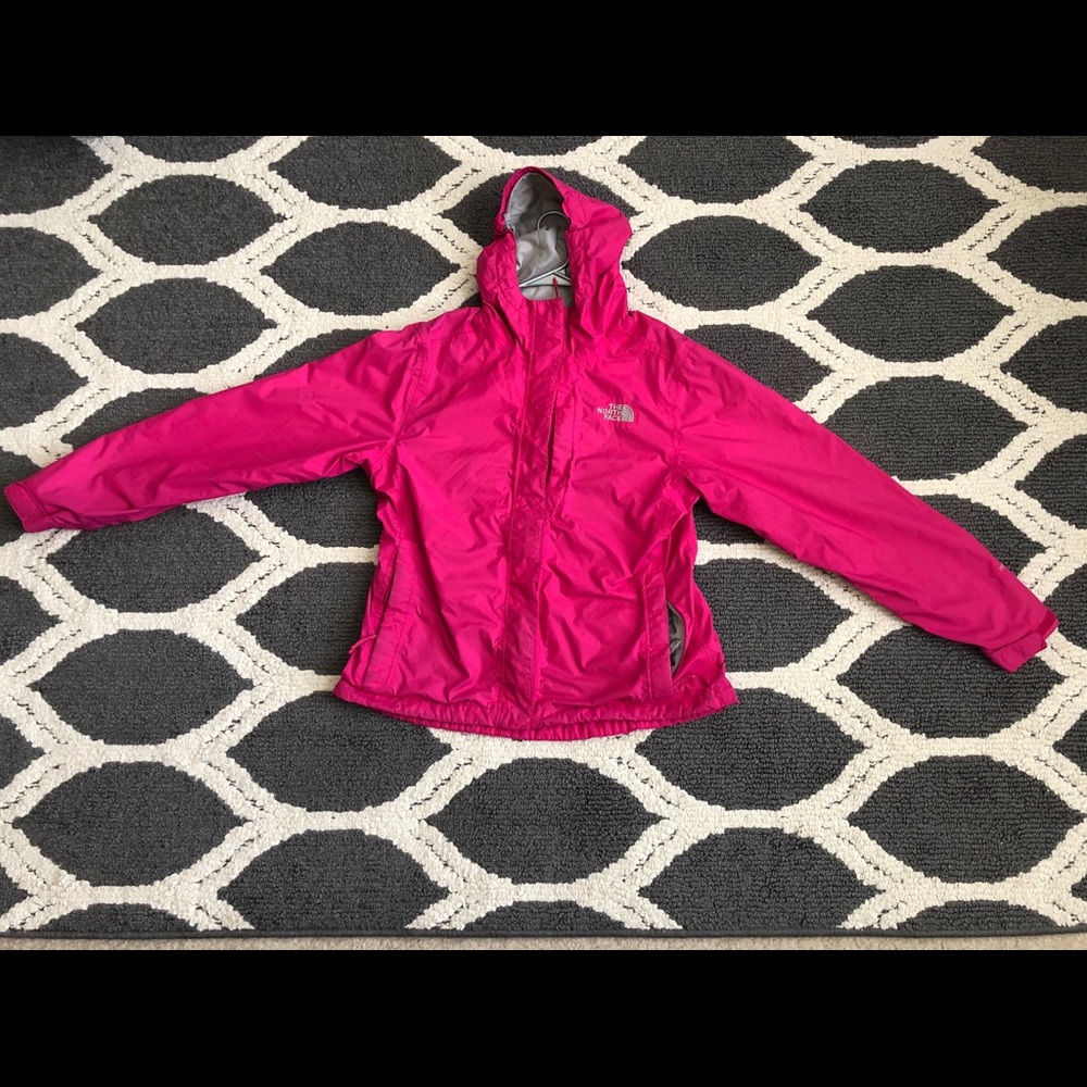 The North Face Hot Pink Raincoat